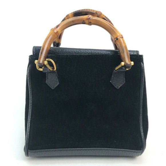 Gucci Handbags - GUCCI 007・1793・0238 Pochette Bamboo 2WAY Hand Bag Shoulder Bag Cross body